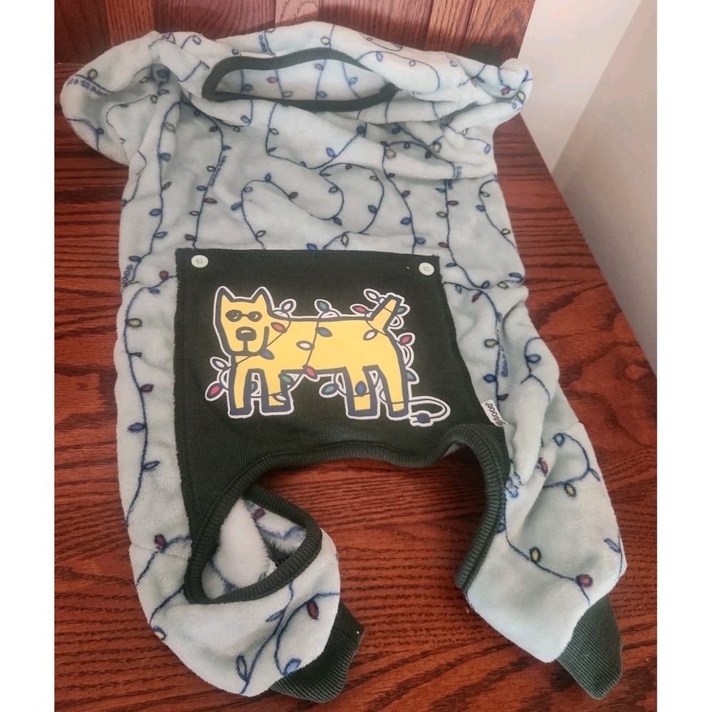 Dog Pajamas Life Is Good Size Large PJs Christmas Christmas Lights Cozy